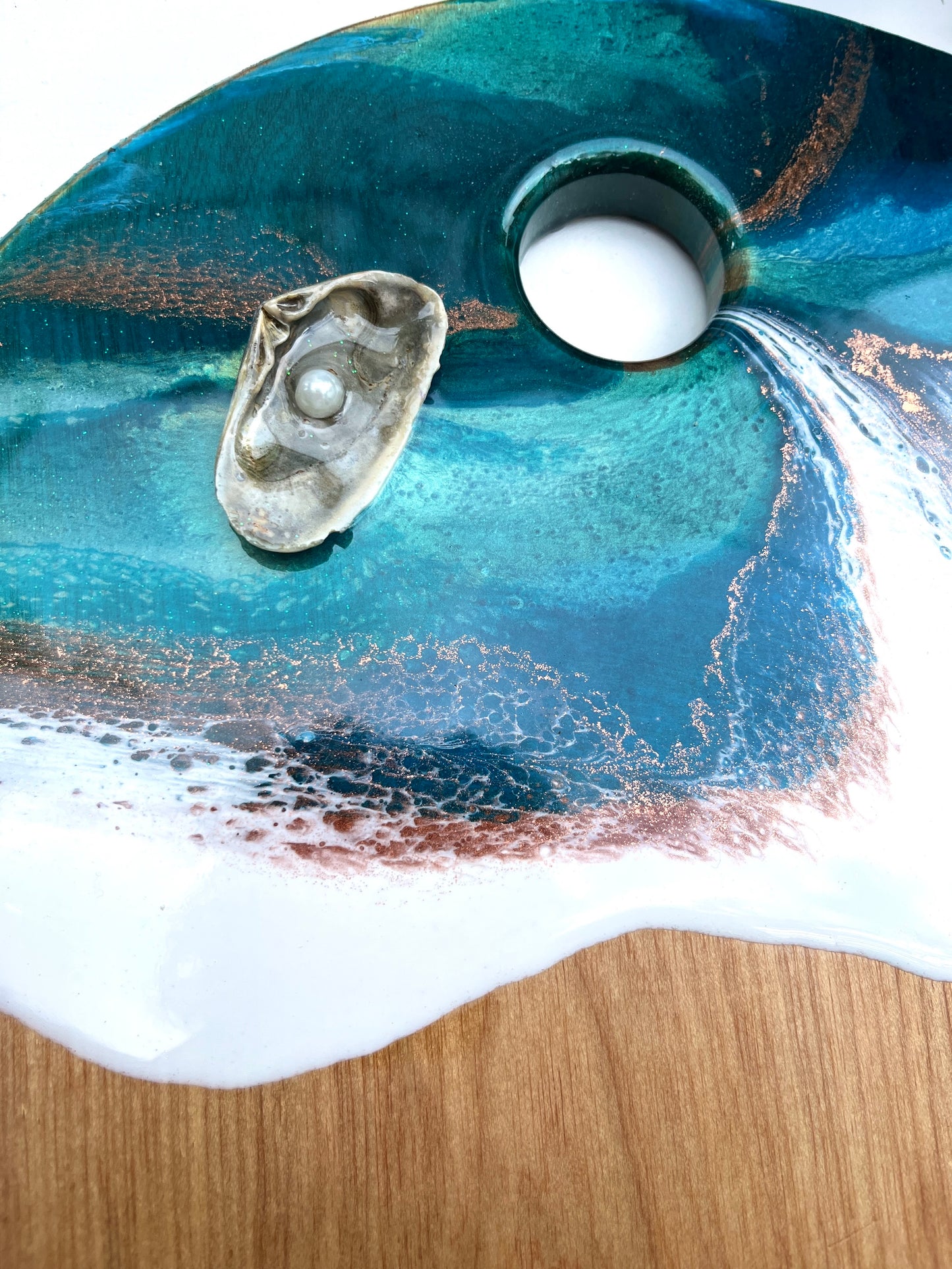 'Sunset at the Beach'- Cheeseboard