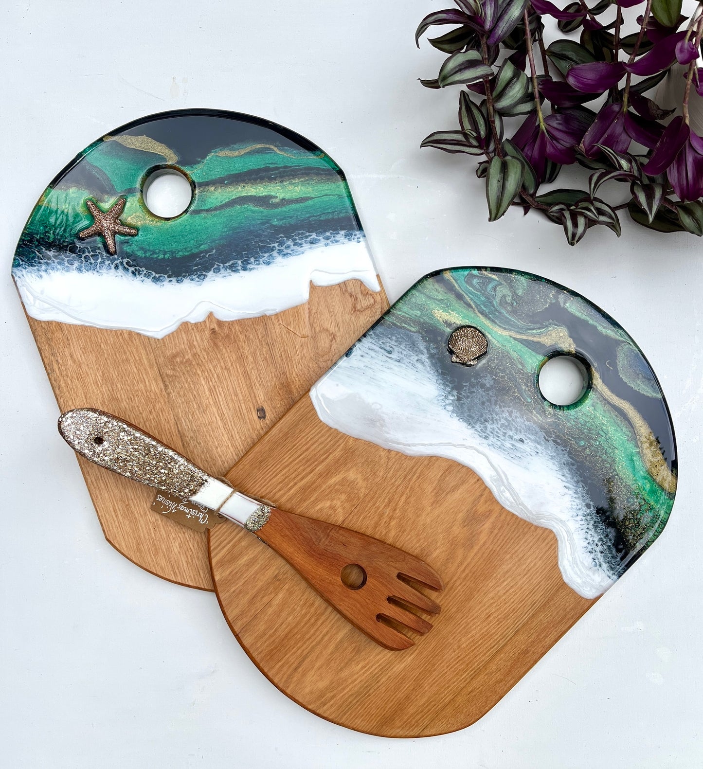 'Under the Stars'- Cheeseboard - Leda Daniel Art Studio