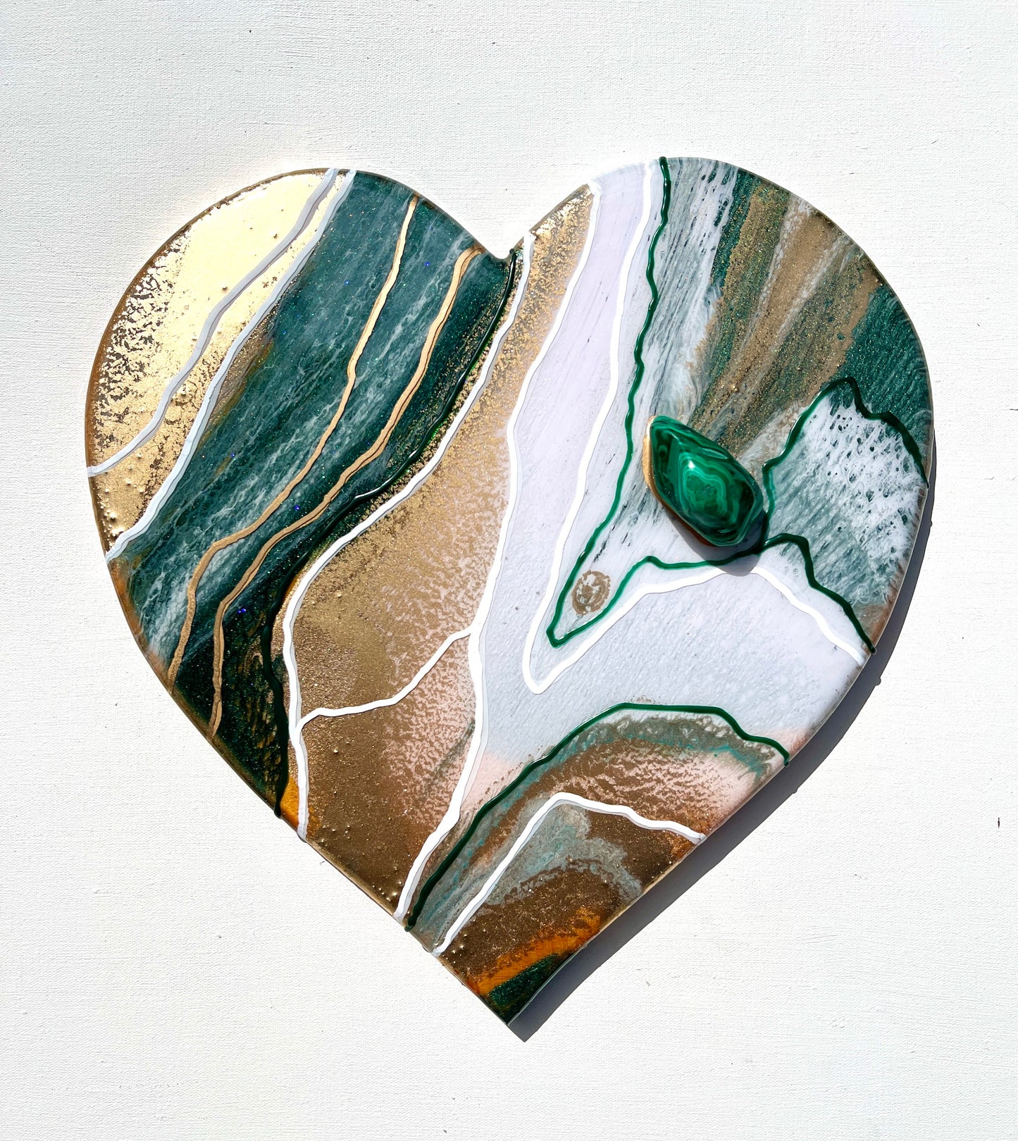 'Malachite'- Love Heart