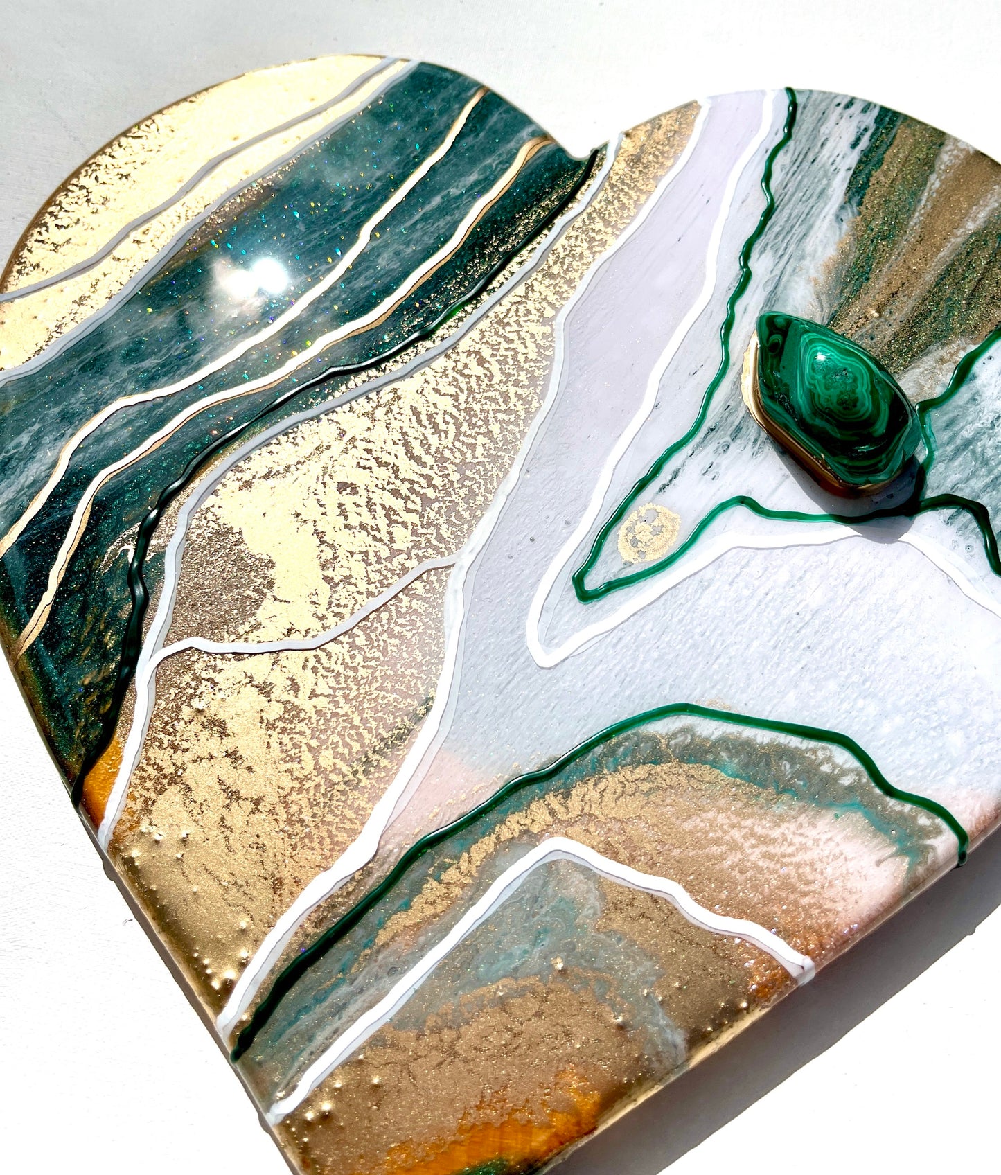 'Malachite'- Love Heart