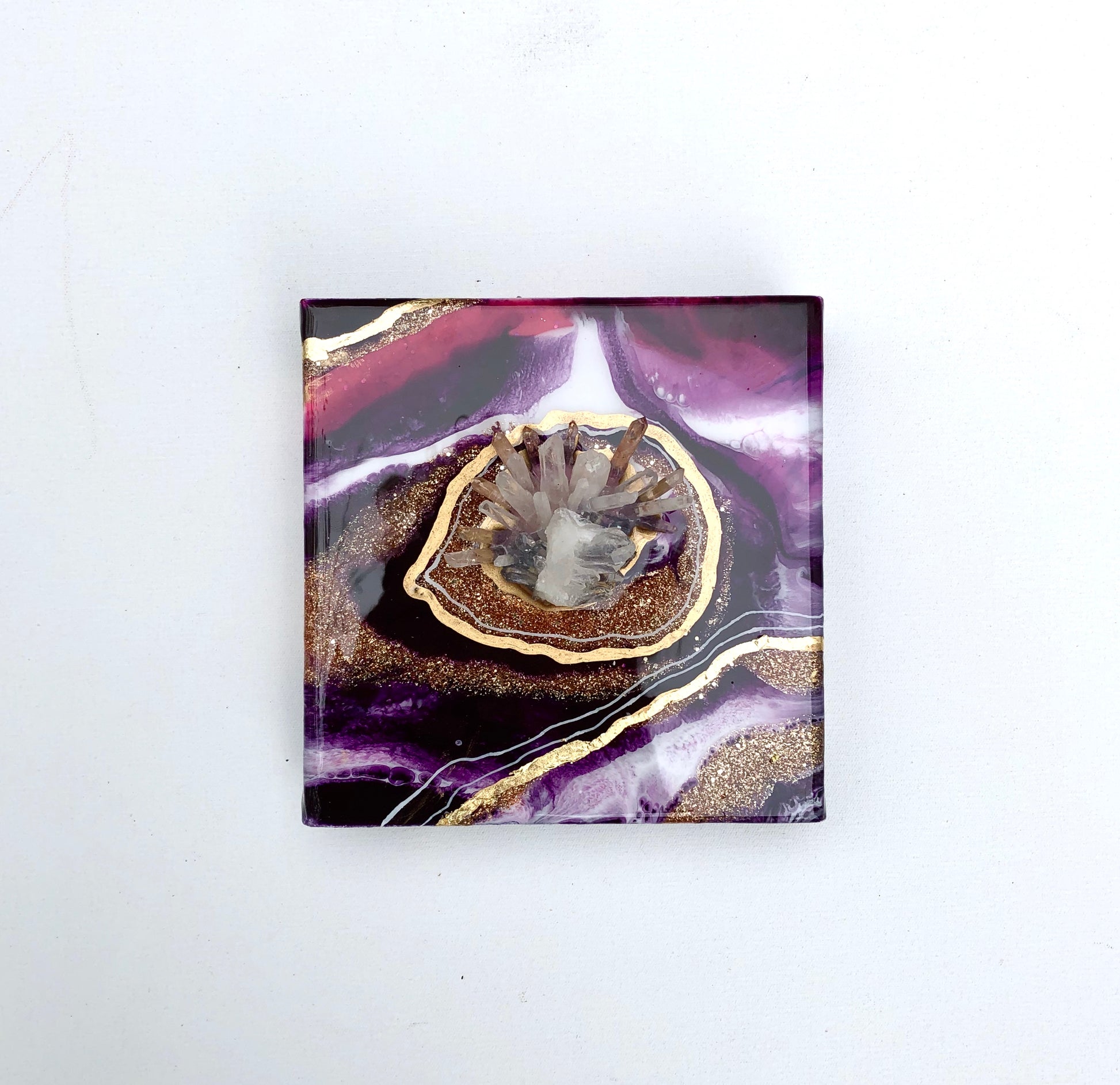 'Claret Shimmer' - Leda Daniel Art Studio