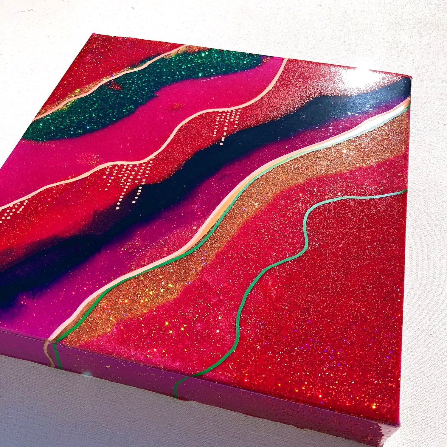 'Christmas Cheer I' - Leda Daniel Art Studio