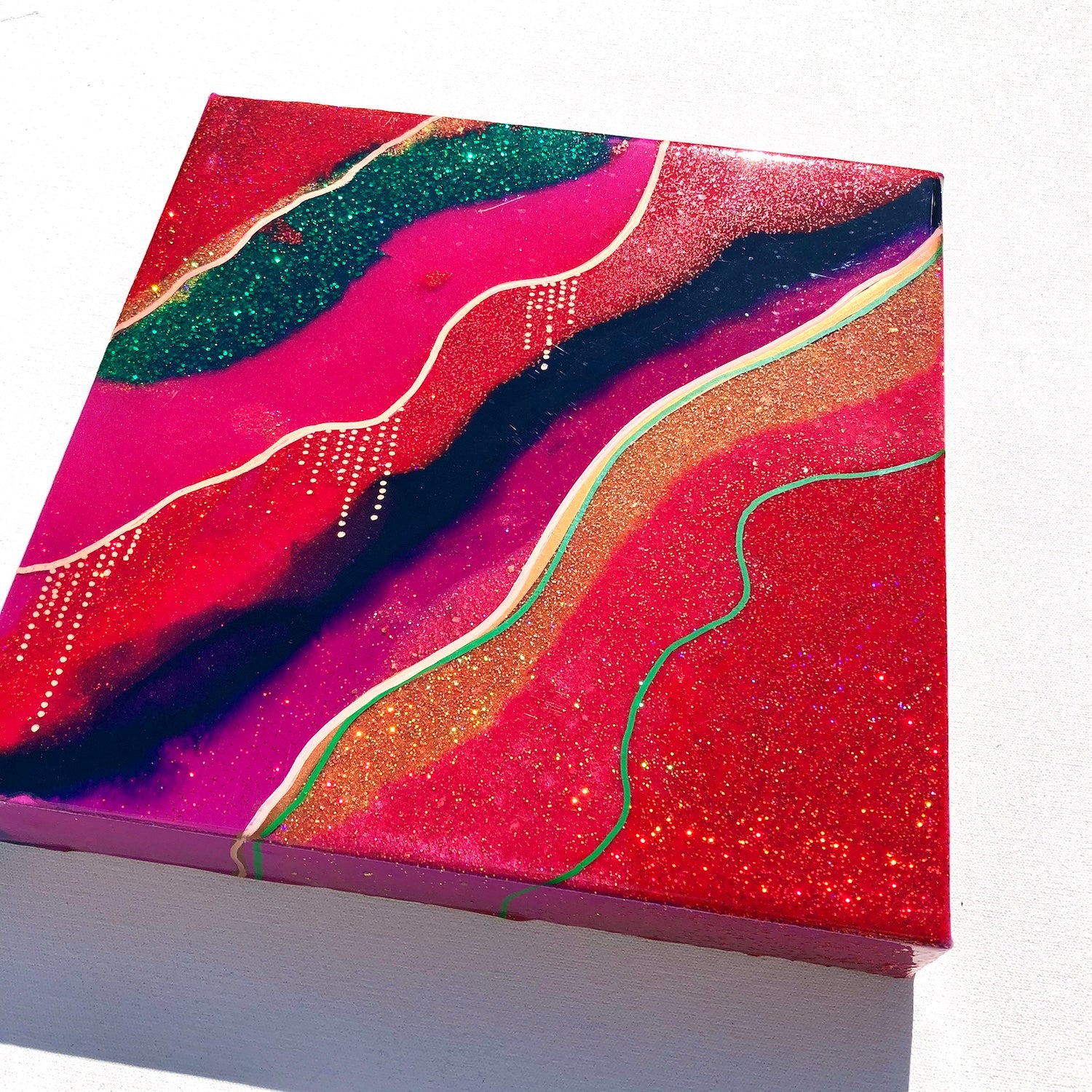 'Christmas Cheer I' - Leda Daniel Art Studio