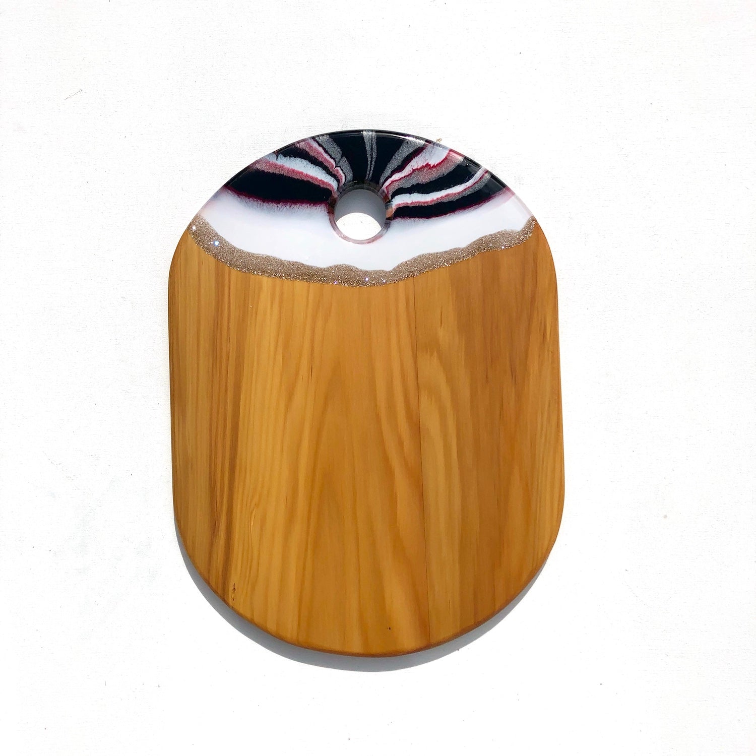 'Jingle Bells' - Cheeseboard - Leda Daniel Art Studio