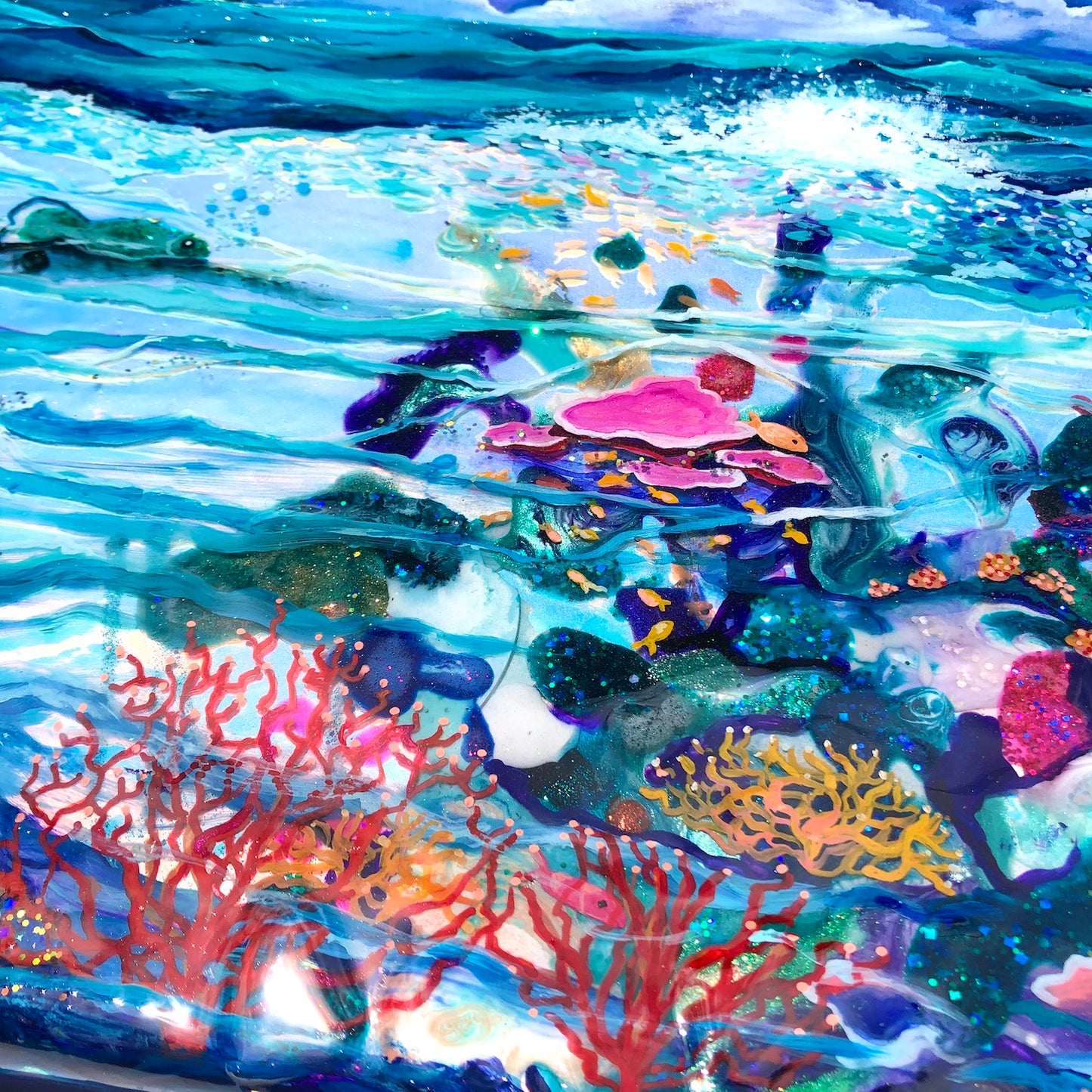 'Submerged Worlds' - Leda Daniel Art Studio