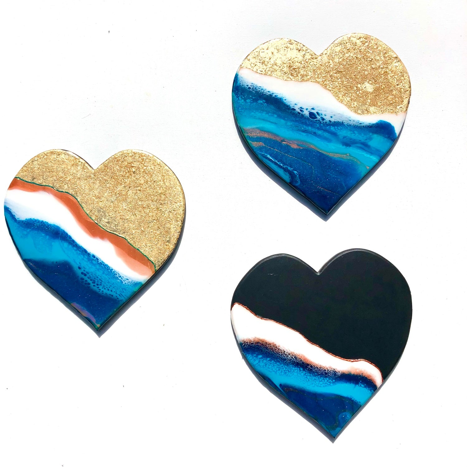 'Heart of Gold' - Love Heart - Leda Daniel Art Studio