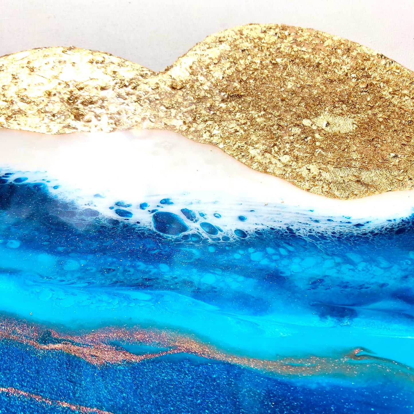 'Heart of Gold' - Love Heart - Leda Daniel Art Studio