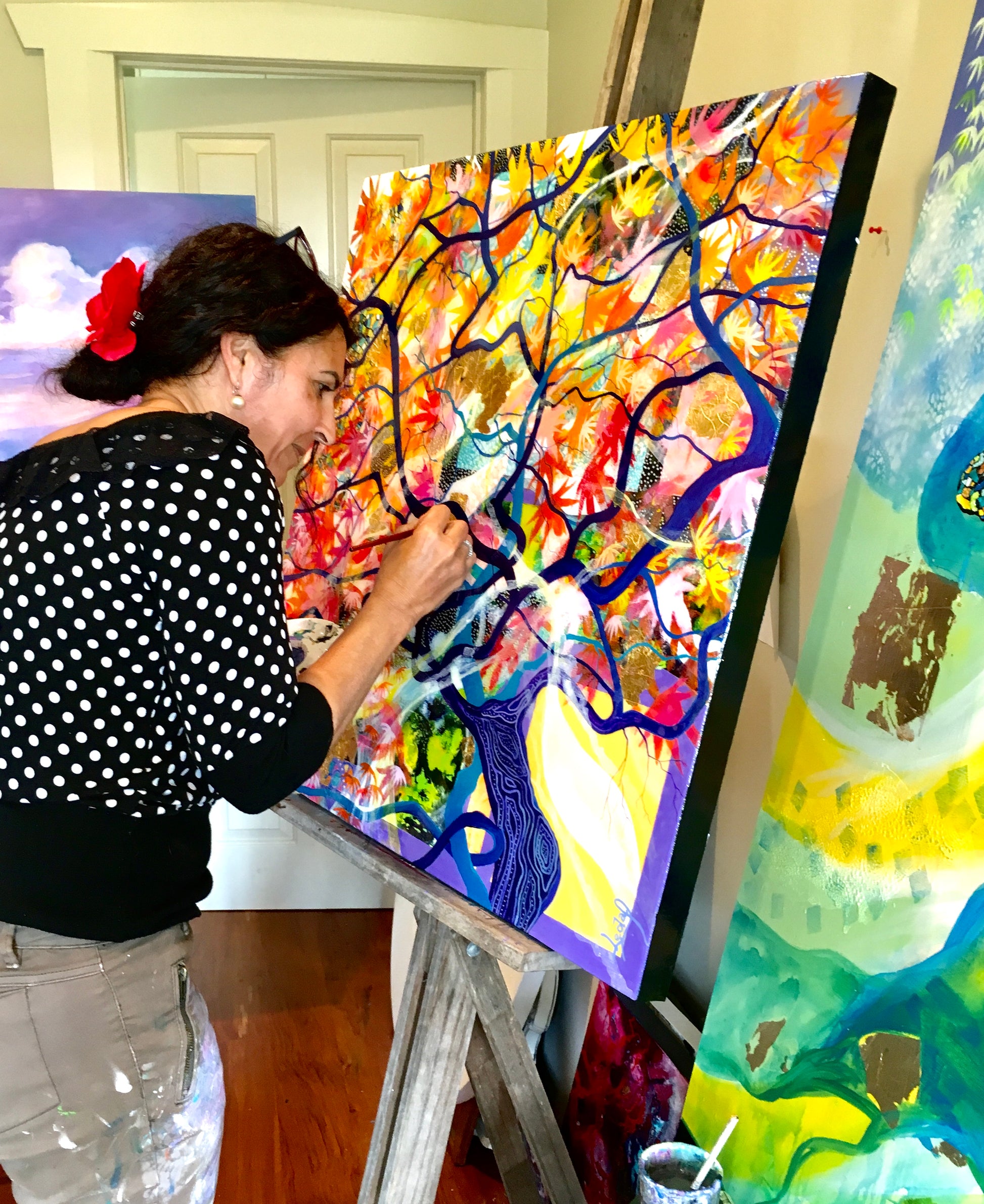 'The Wishing Tree' - Leda Daniel Art Studio