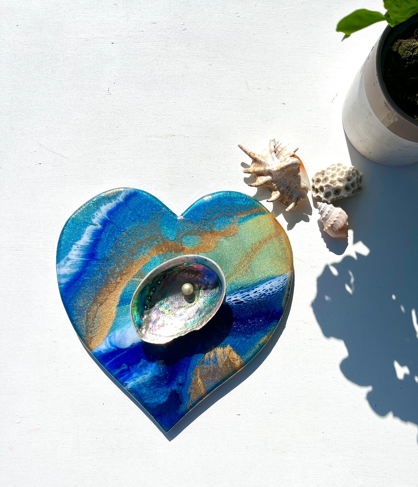 'Underwater Treasure' love heart