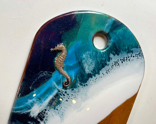 'Golden Seahorse'- Cheeseboard