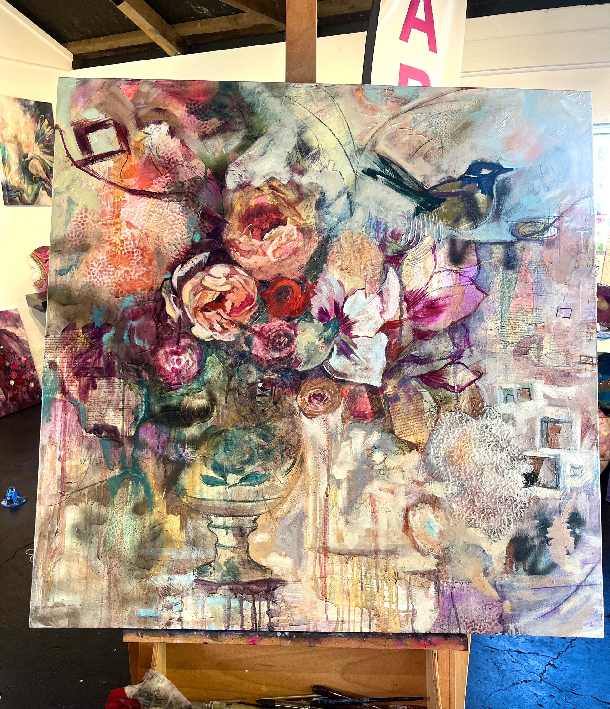 'The Birds and the Bees' - Leda Daniel Art Studio