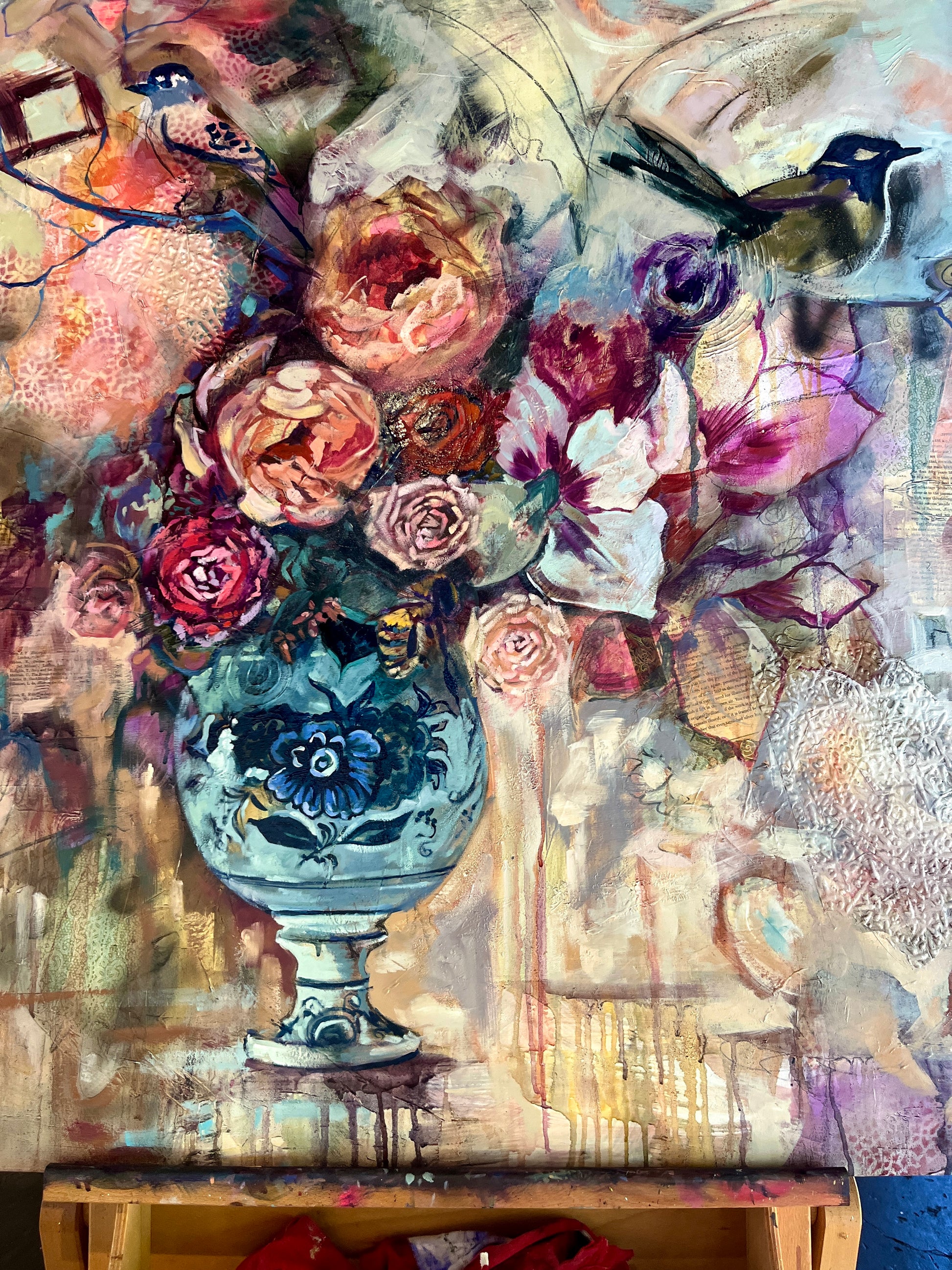 'The Birds and the Bees' - Leda Daniel Art Studio