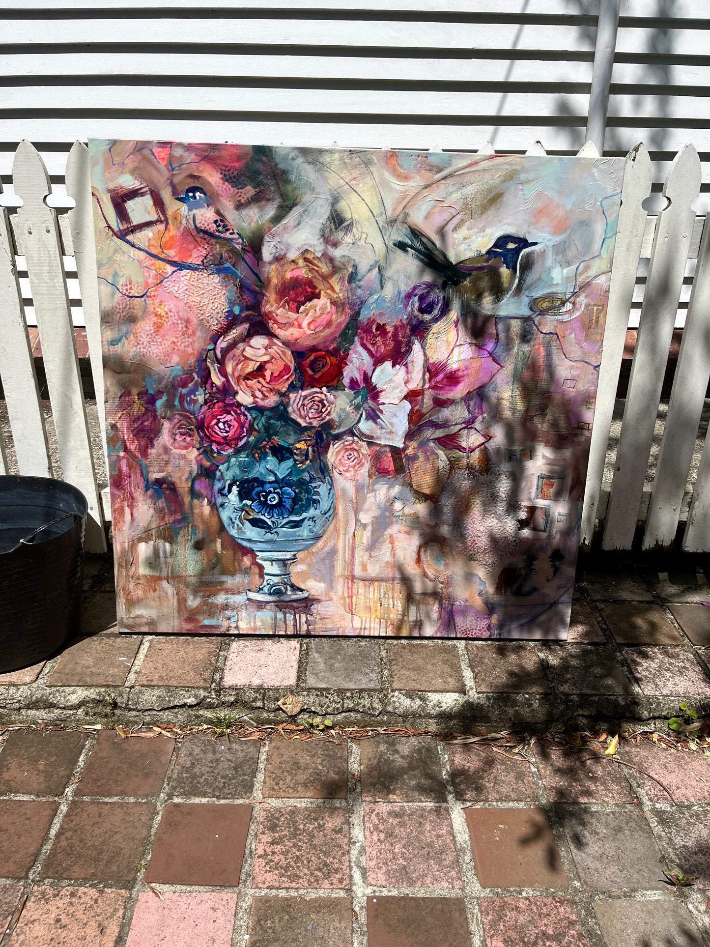 'The Birds and the Bees' - Leda Daniel Art Studio