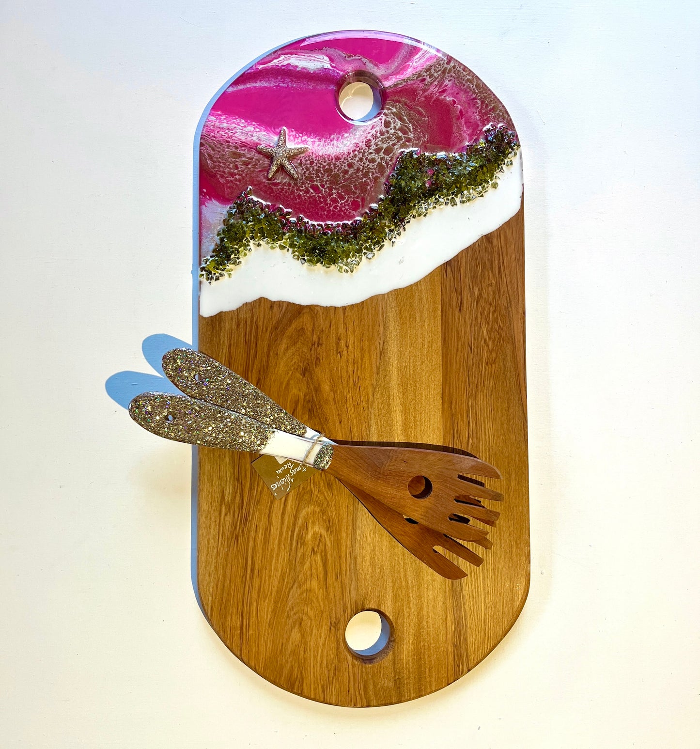 "Golden Sunset'- Cheeseboard