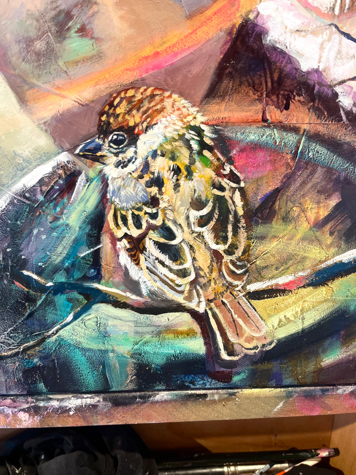 'Rise in Radiance' - Leda Daniel Art Studio