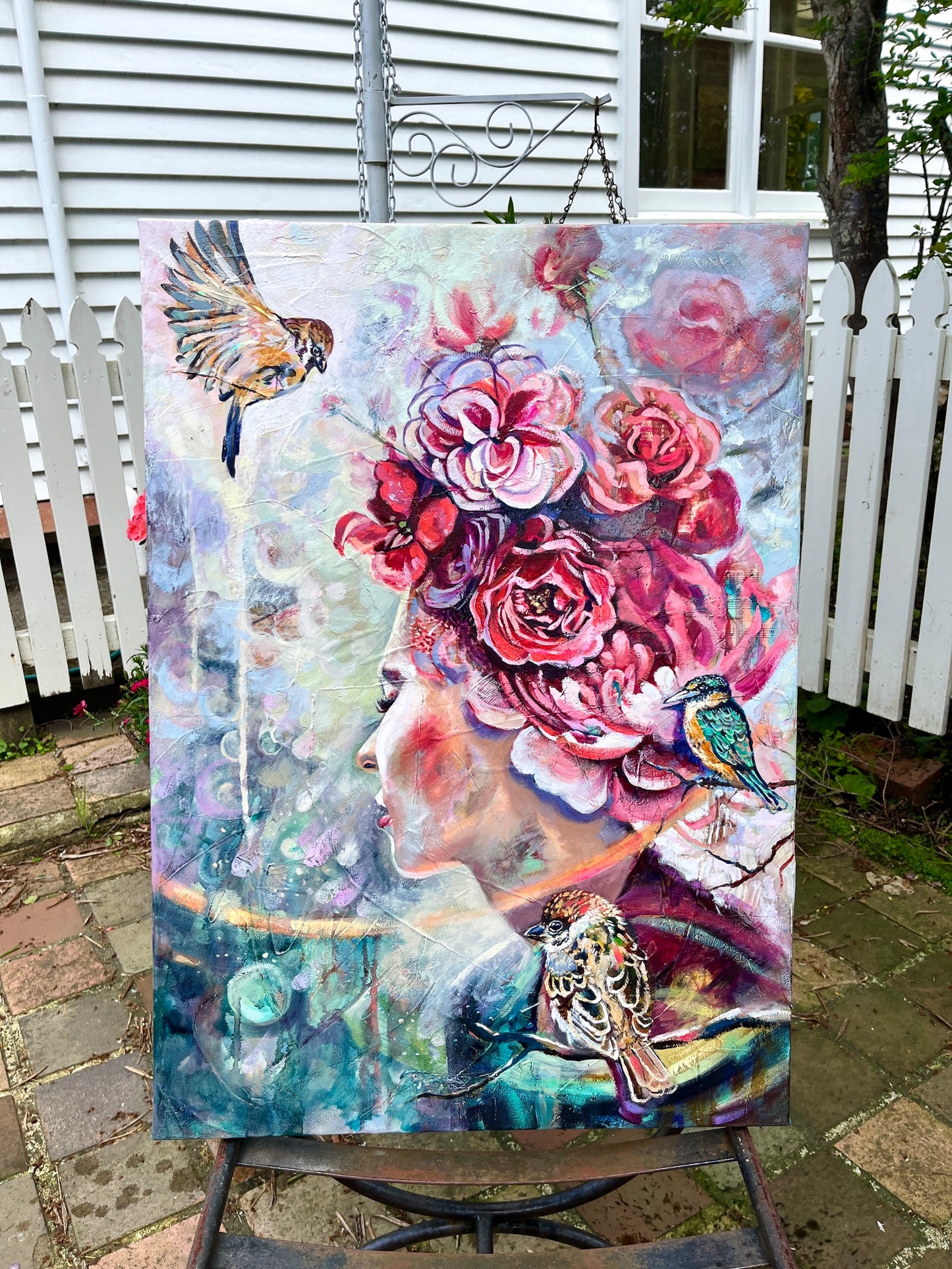 'Rise in Radiance' - Leda Daniel Art Studio