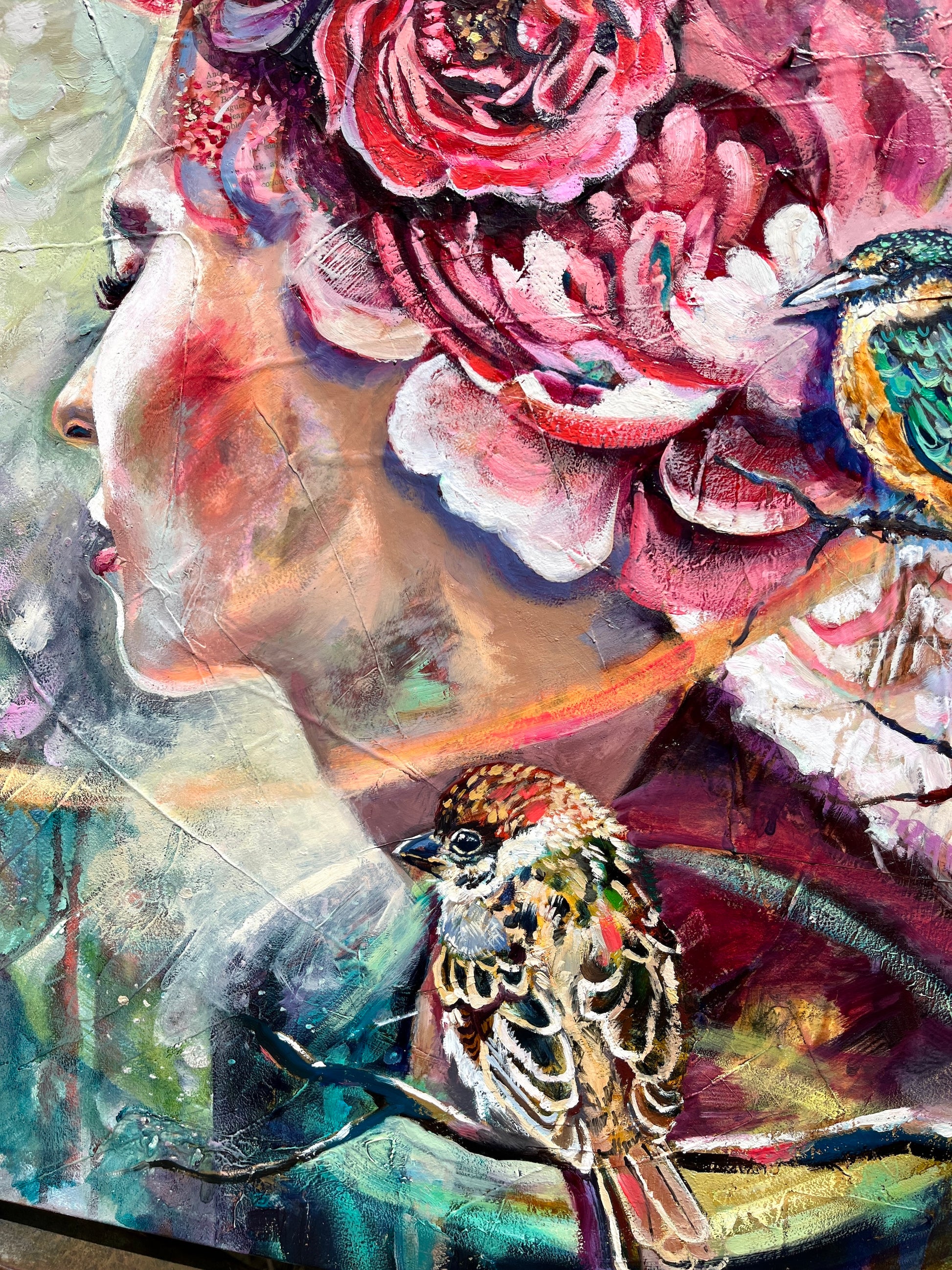 'Rise in Radiance' - Leda Daniel Art Studio
