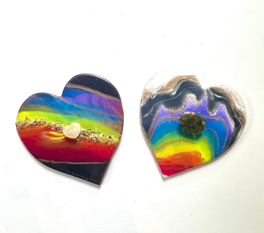 'Rainbow Heart'- Love Heart