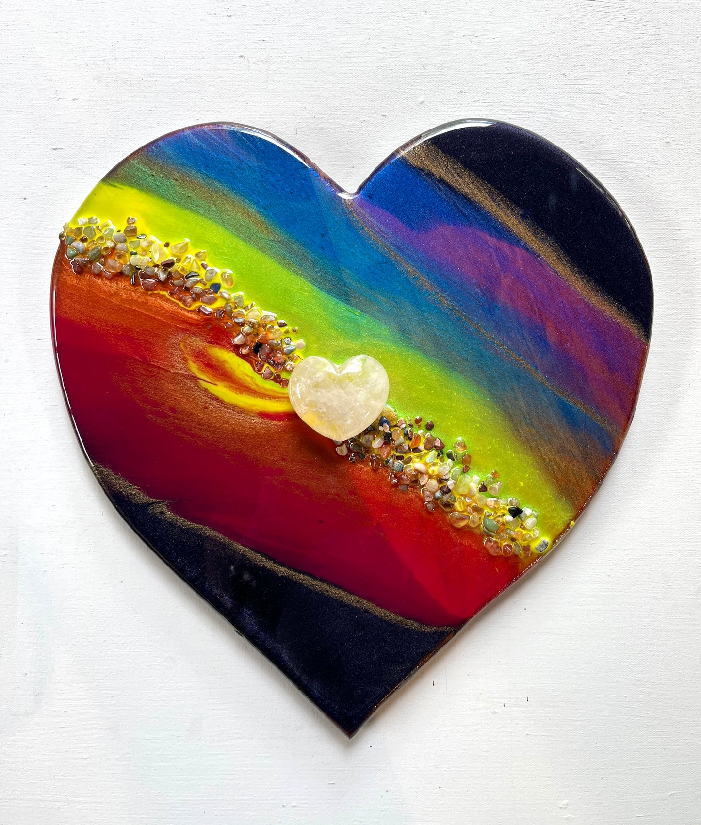 'Rainbow Heart'- Love Heart
