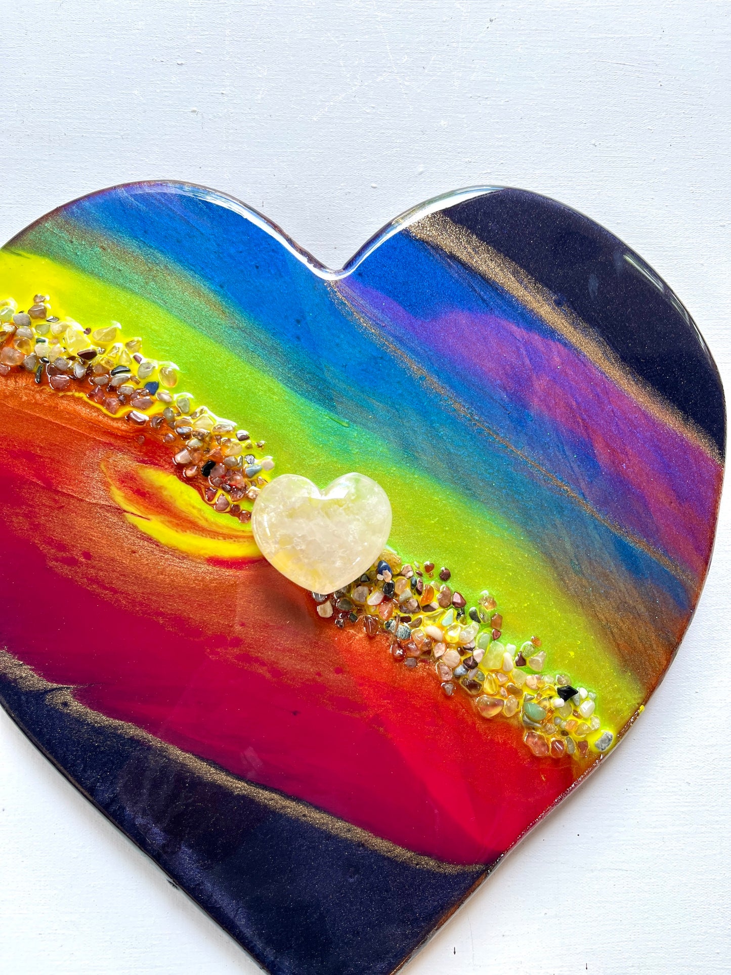 'Rainbow Heart'- Love Heart