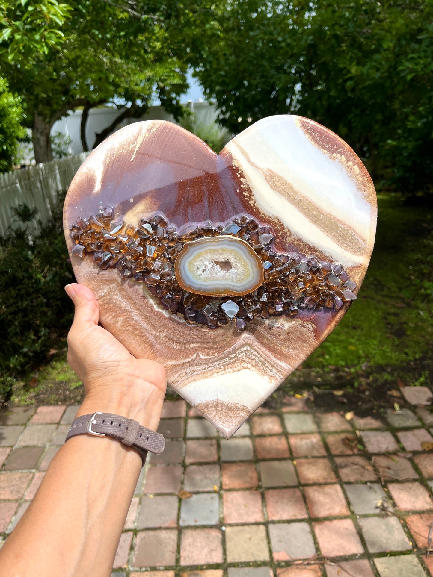 'Autumn Vibes'- Love Heart - Leda Daniel Art Studio