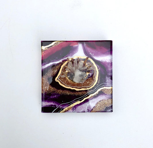 'Claret Shimmer' - Leda Daniel Art Studio