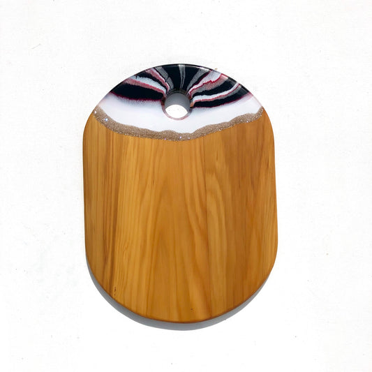 'Jingle Bells' - Cheeseboard - Leda Daniel Art Studio