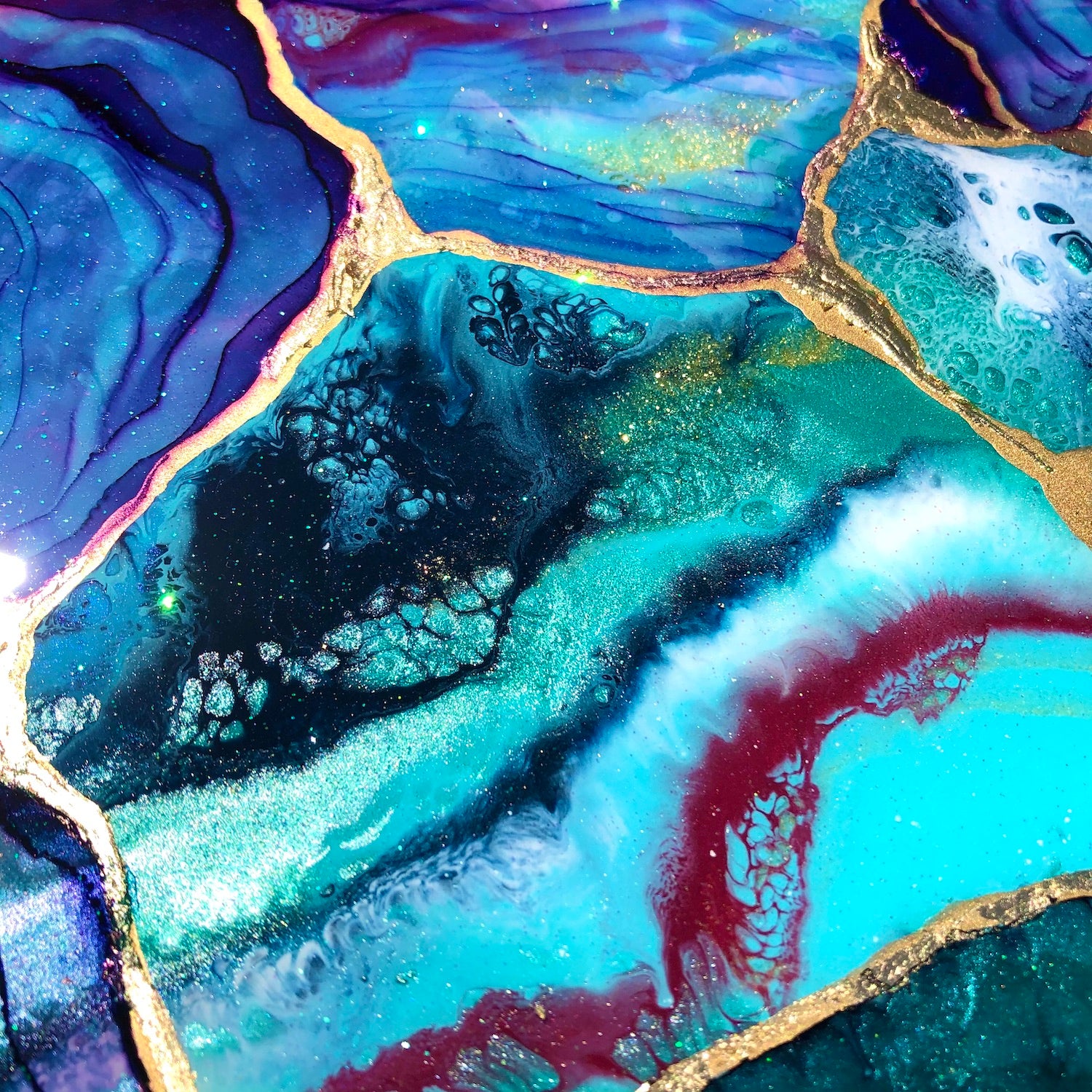 'Mermaid Pools' - Leda Daniel Art Studio