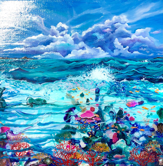 'Submerged Worlds' - Leda Daniel Art Studio