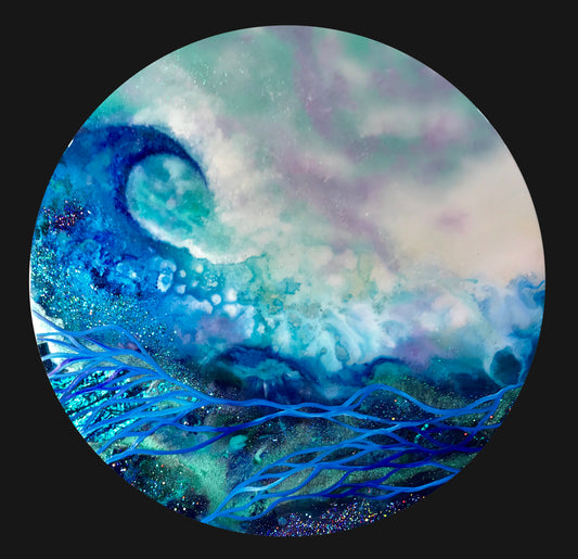'The Wave" - Leda Daniel Art Studio